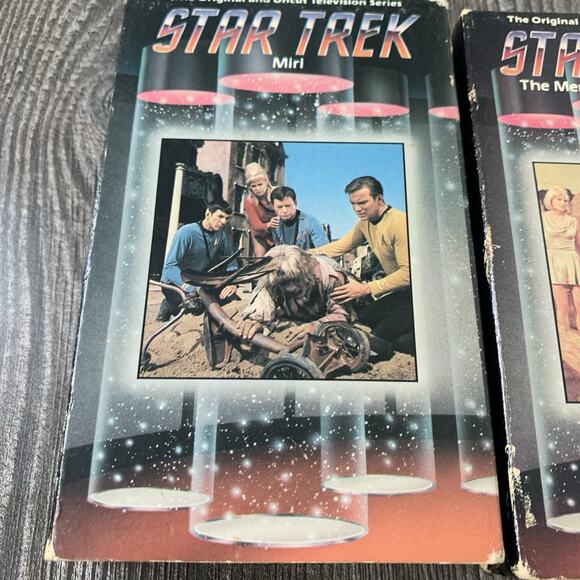 Lot Of 2 Star Trek Betamax Tapes Episodes 12 & 16 Miri The Menagerie I & II - Picture 2 of 6